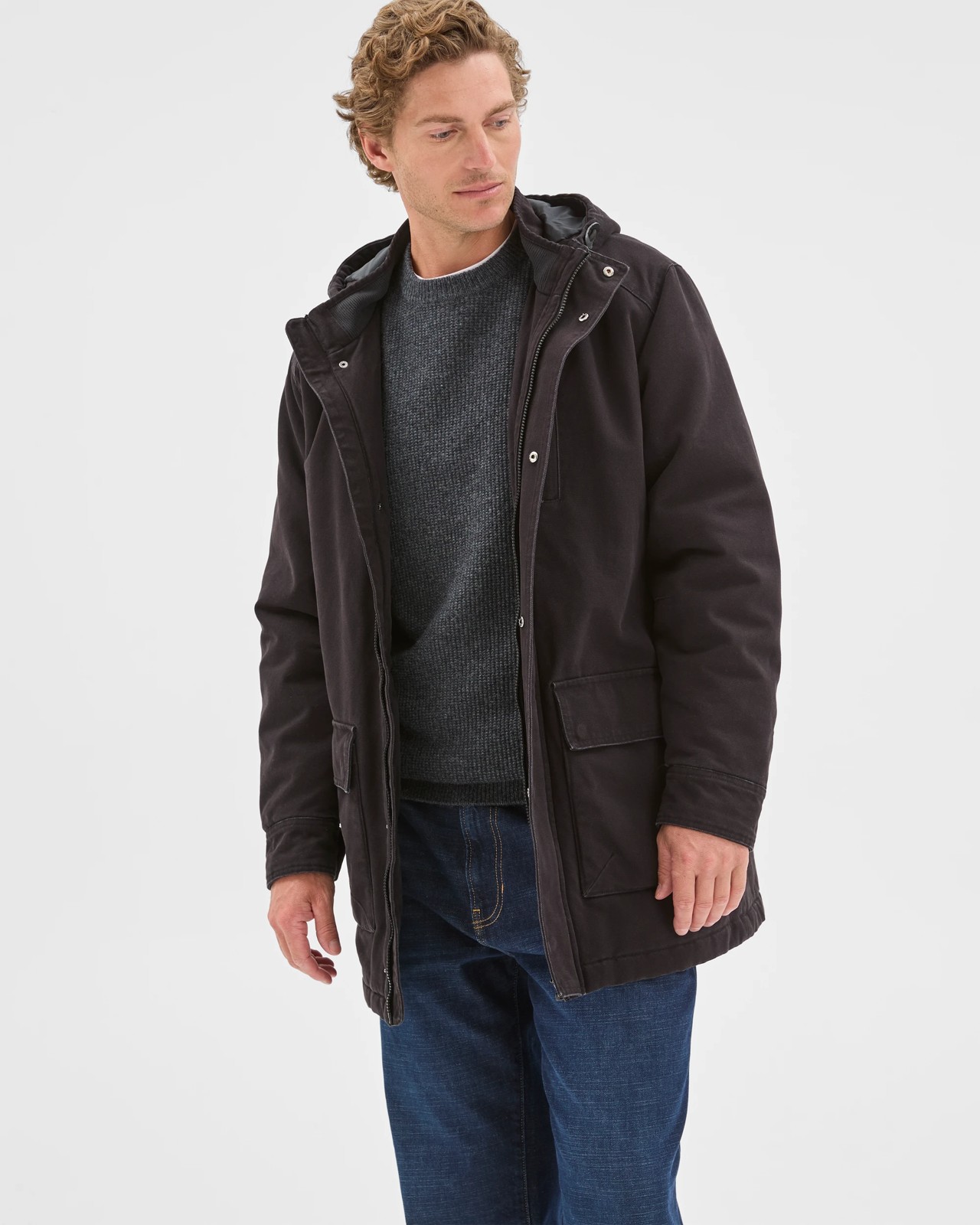 Australian Cotton Canvas Parka Jacket 3 of 5