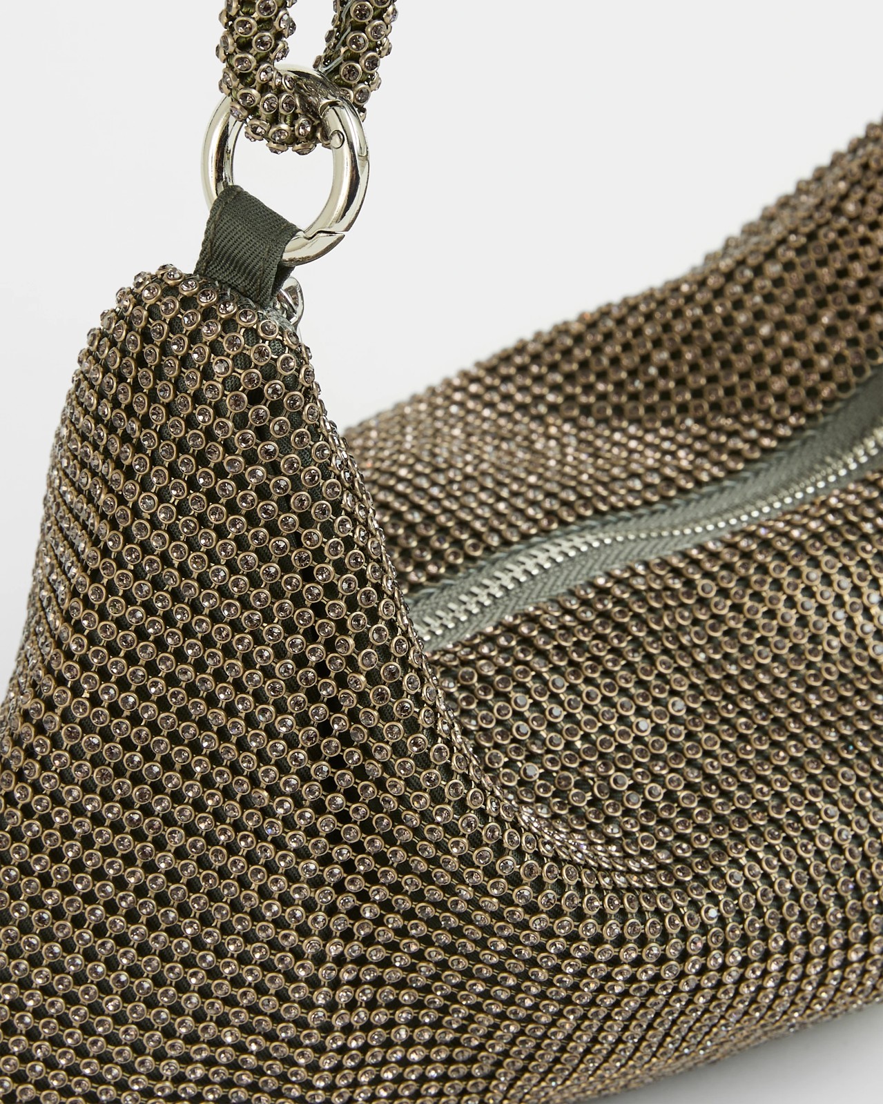 Slouchy Diamante Shoulder Bag 2 of 2