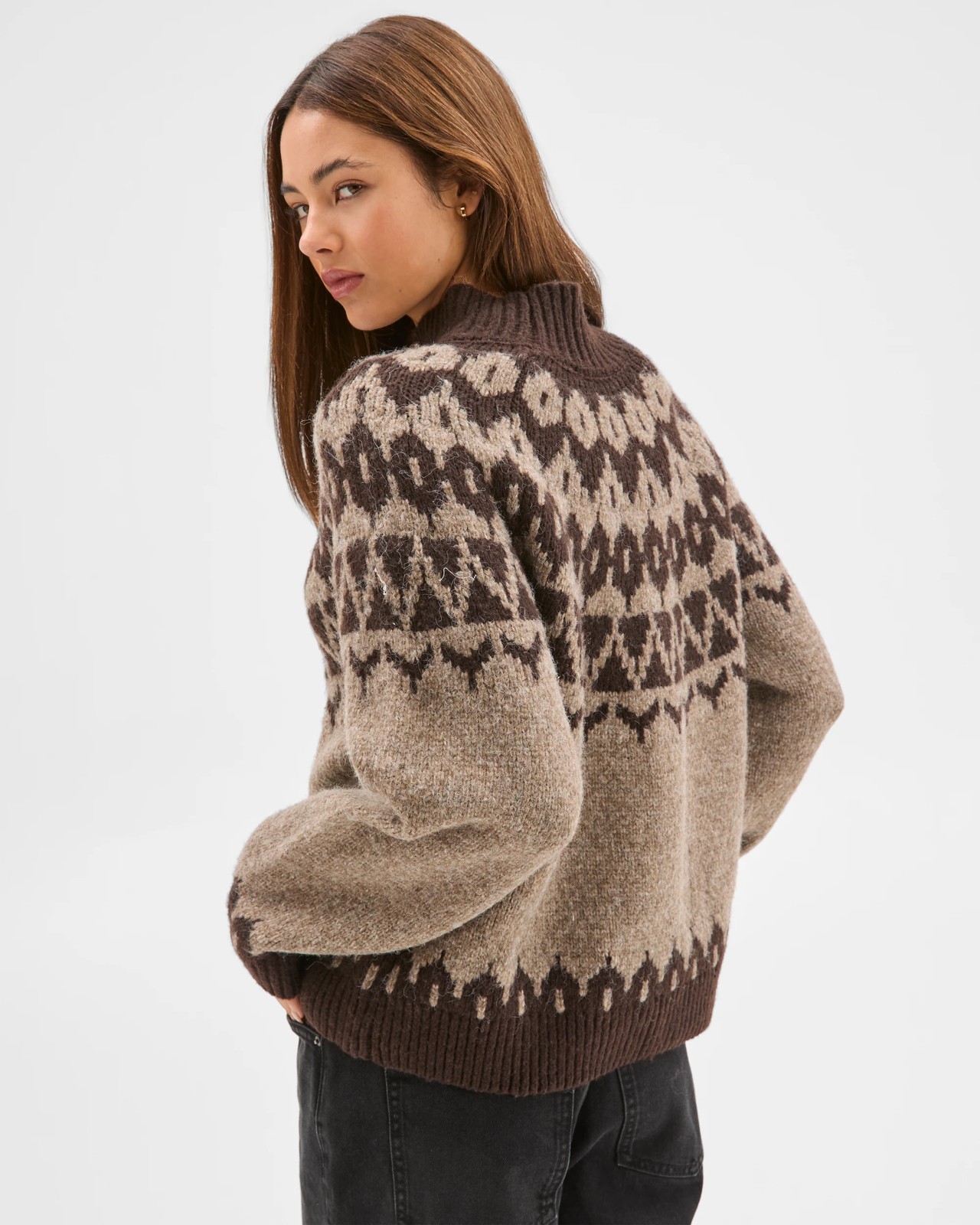 Lily Loves Fairisle High Neck Jumper 5 of 5