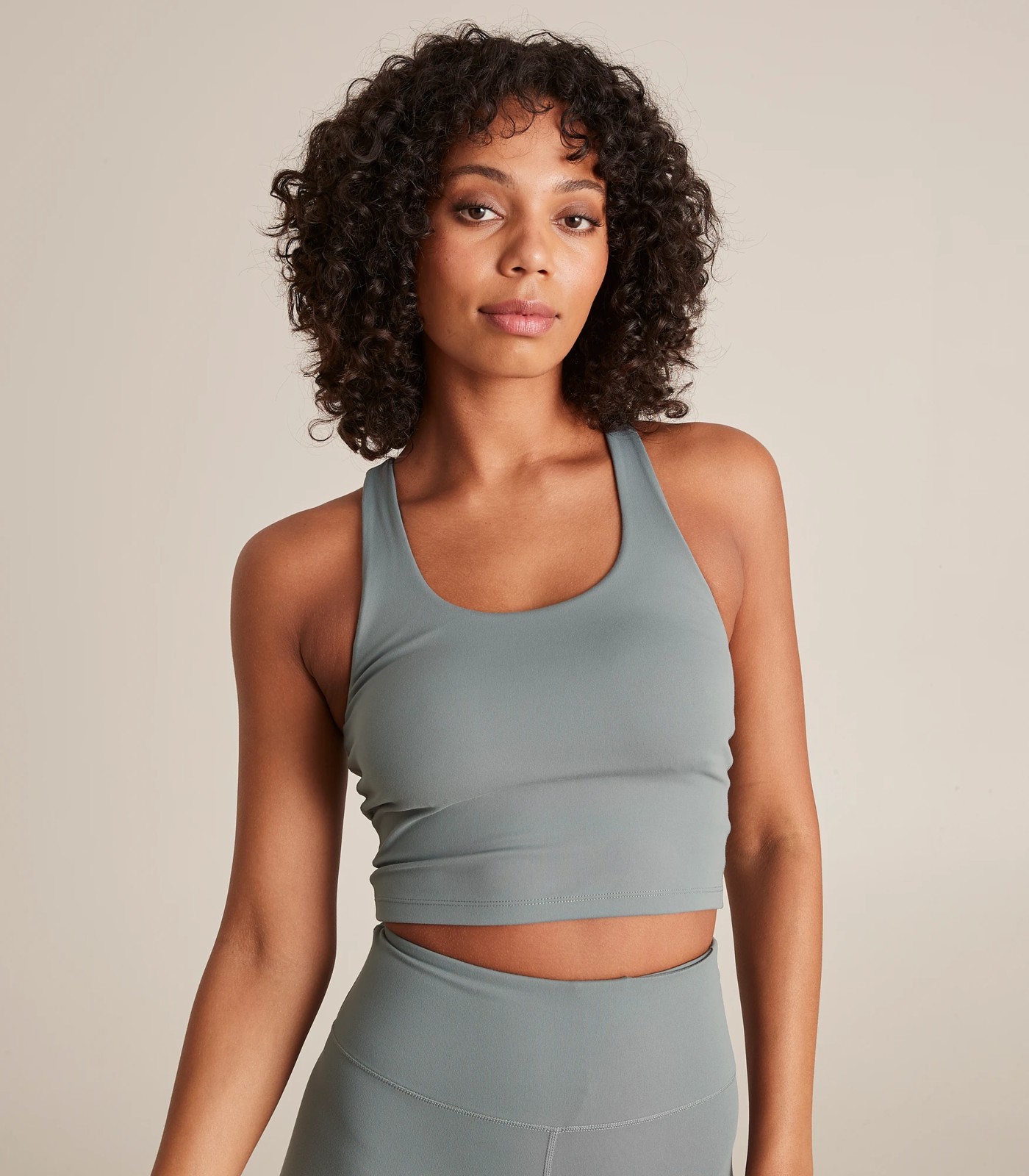 Padded store crop top