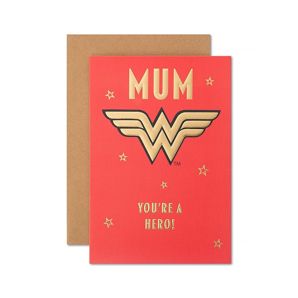 Hallmark Wonder Woman Mother's Day Card - Mum, You're a hero!