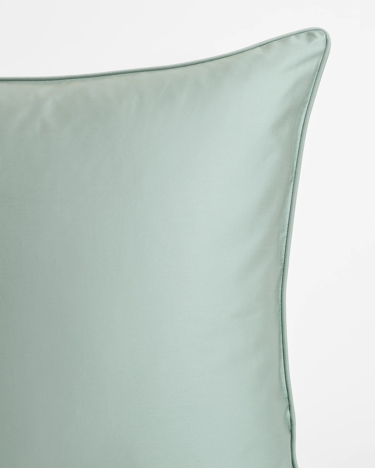 Luxury Egyptian Cotton European Pillowcase - Sage 3 of 3