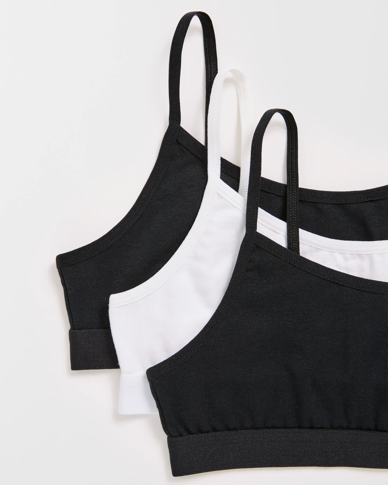 Maxx Australian Cotton Blend 3 Pack Big Girls Adjustable Crops  2 of 2