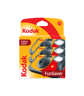 3 Pack Kodak Fun Saver Single Use Cameras