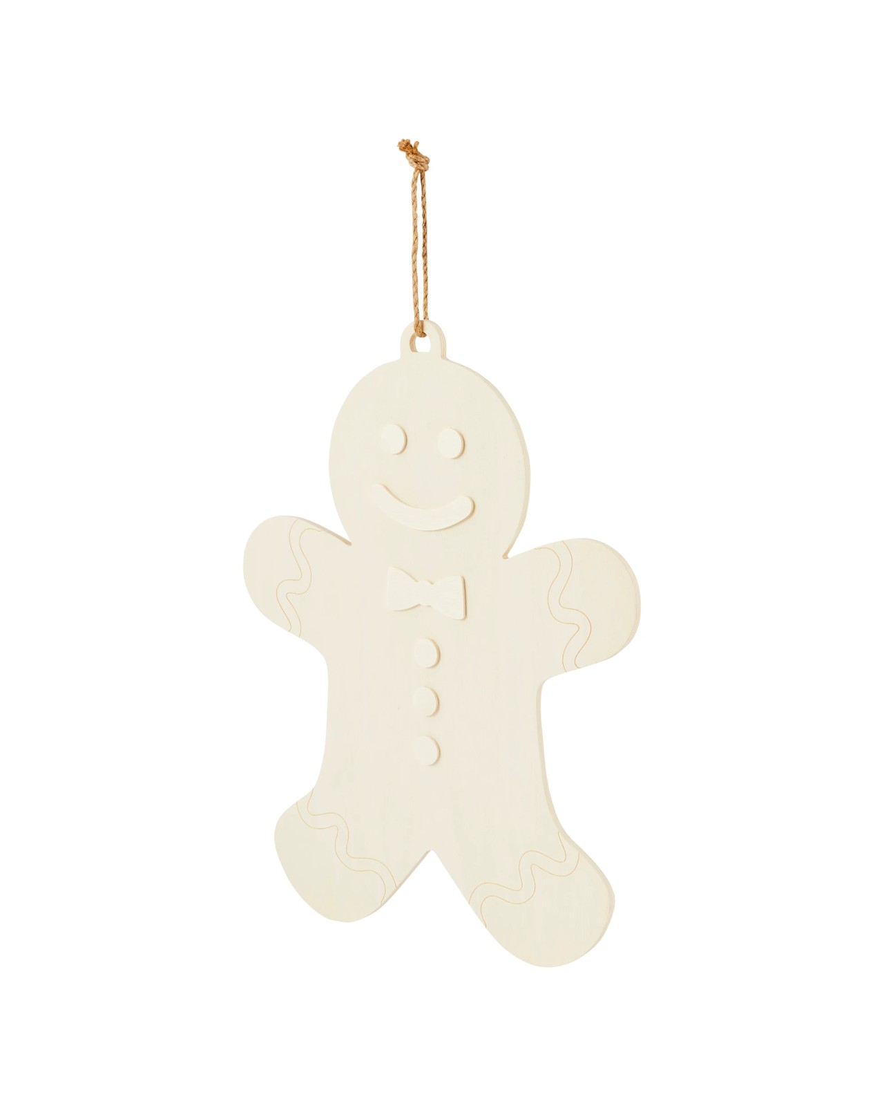Anko Craft Wood Blank Gingerbread Man 2 of 5