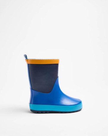 Boys Junior Novelty Colourblock Rainboot
