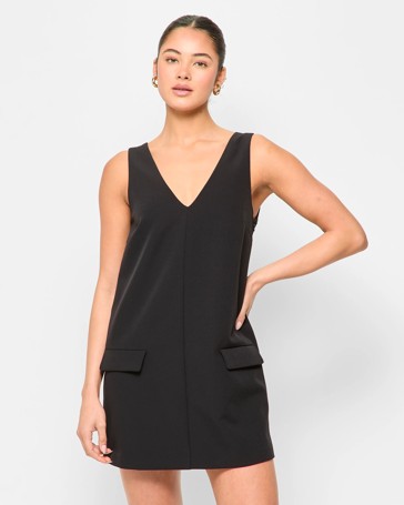 V-Neck Shift Dress - Lily Loves