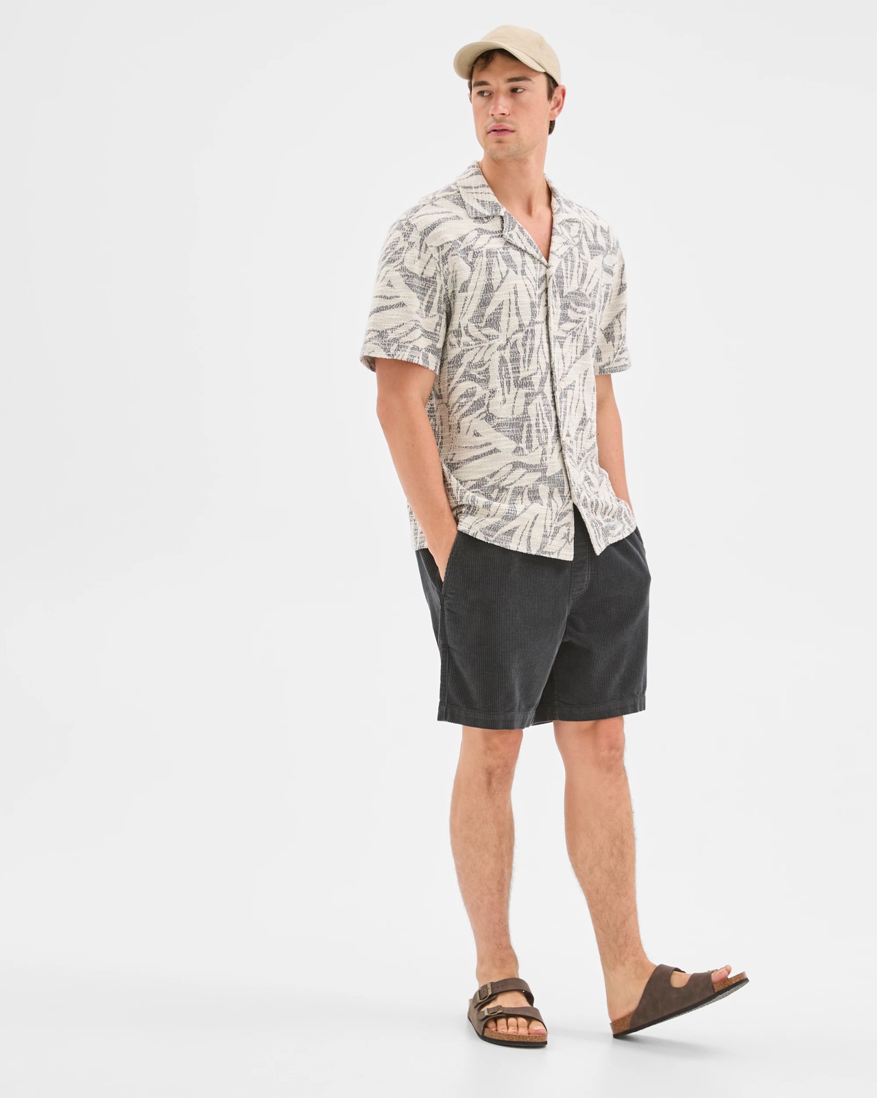 Commons Australian Cotton Blend Jacquard Resort Shirt 2 of 6