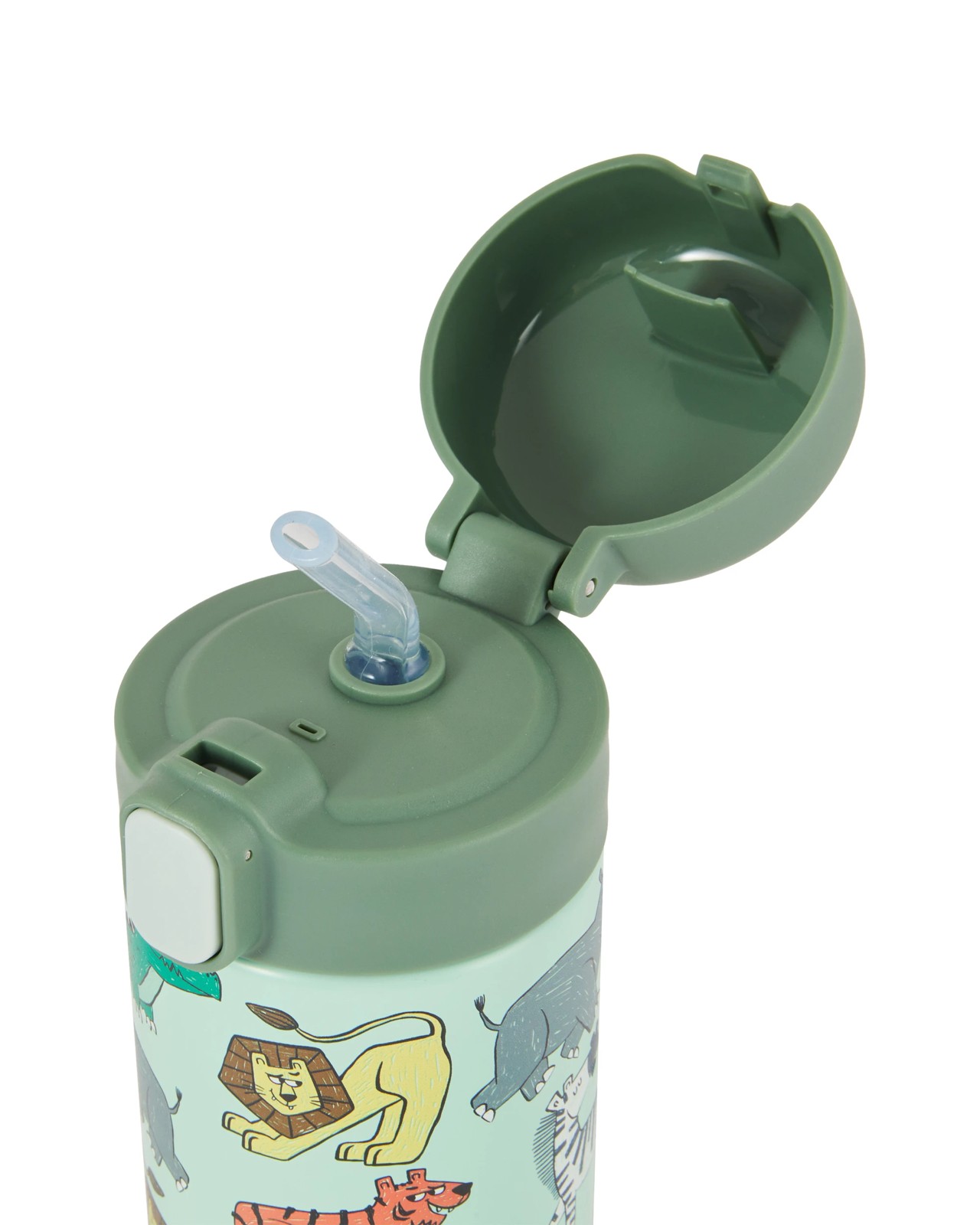 Anko 400ml Double Wall Insulated Cylinder Bottle -  Animal 2 of 6