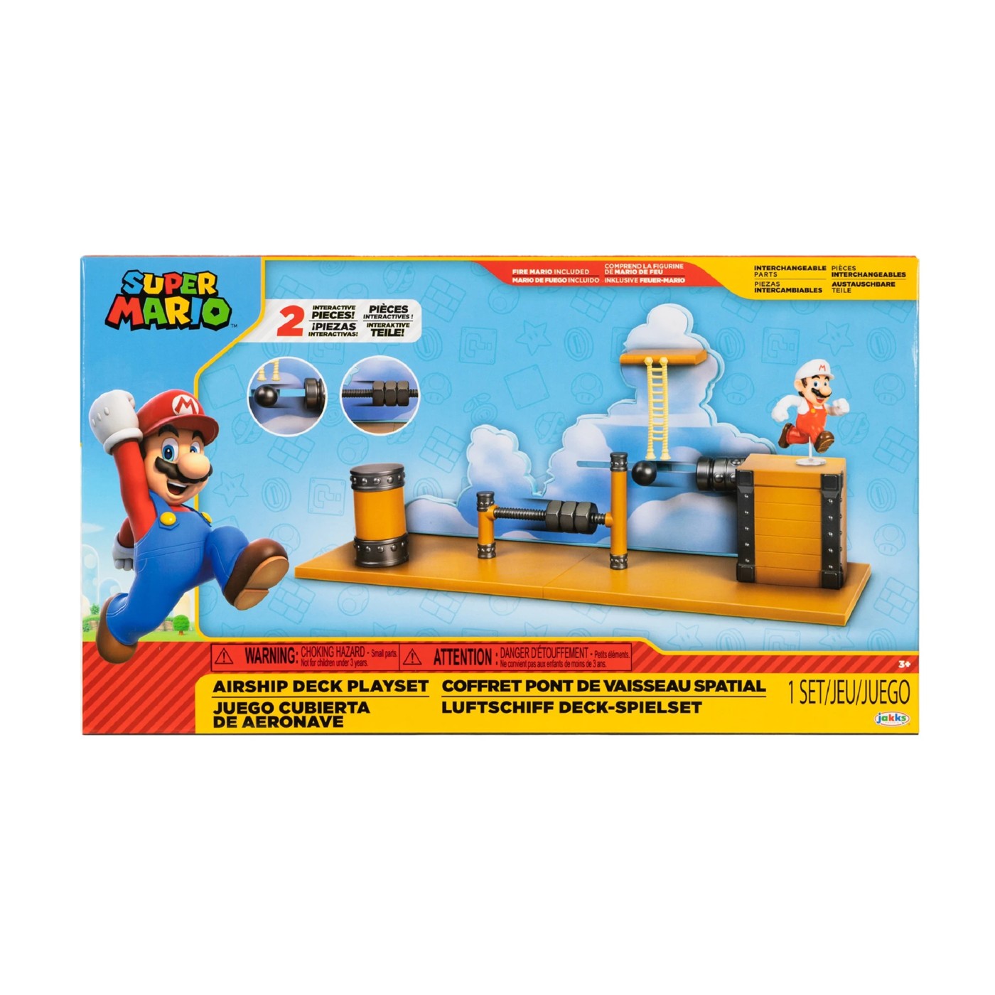 Set Muñecos Colección Juego Mario Bros 5 Piezas Log-on