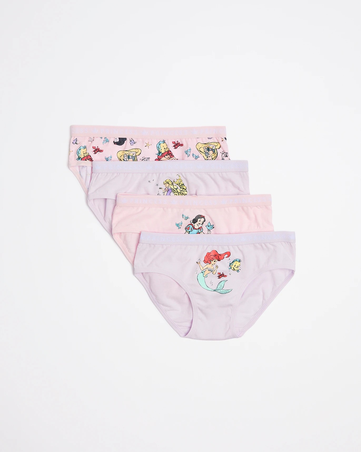 Buy Disney Princess Print Briefs with Bow Detail - Set of 7 Online