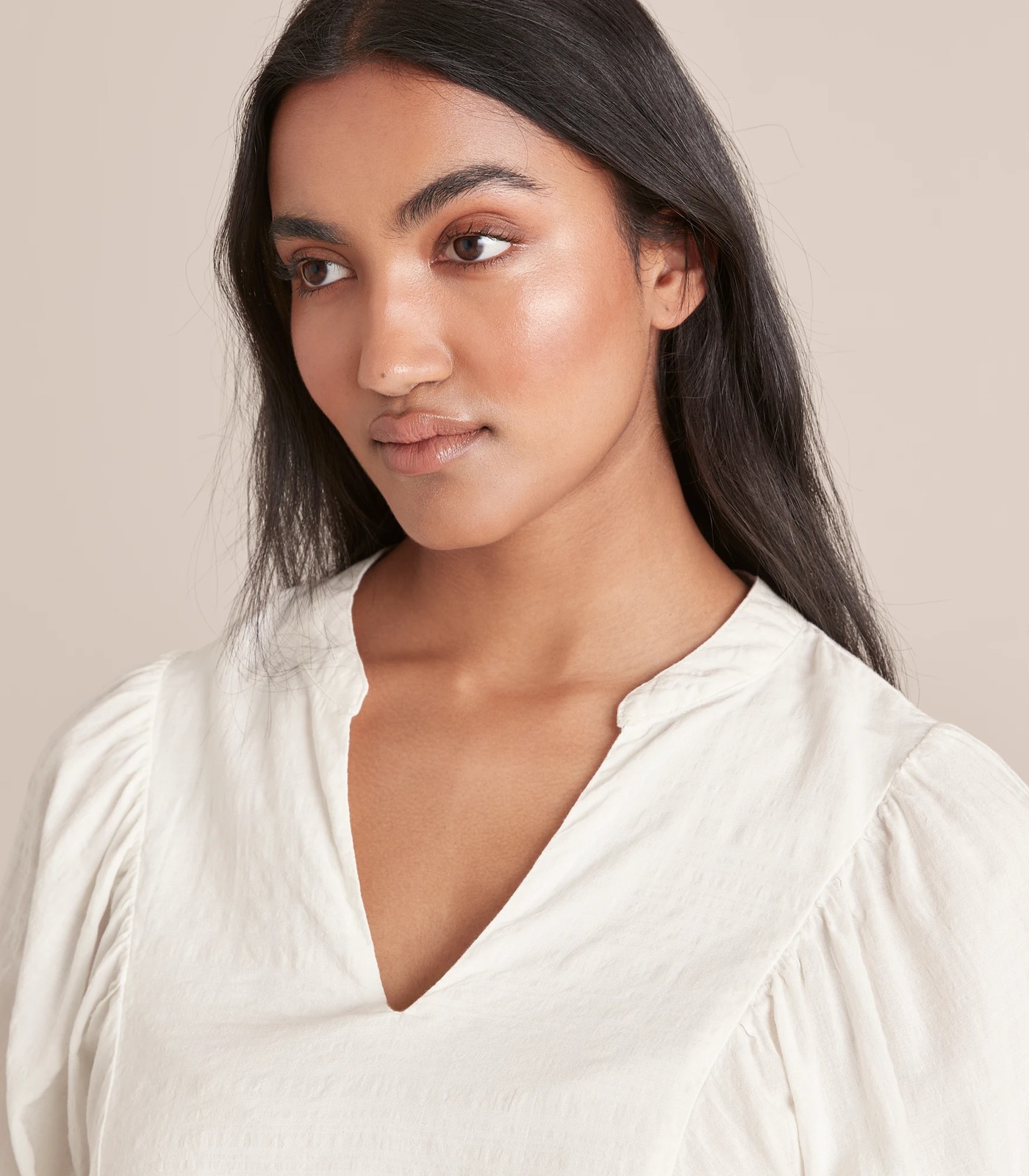 Gathered Peplum Blouse 3 of 6