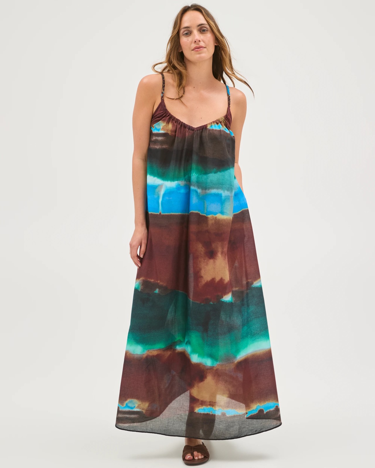 Resort Sleeveless Statement Maxi Dress 4 of 5