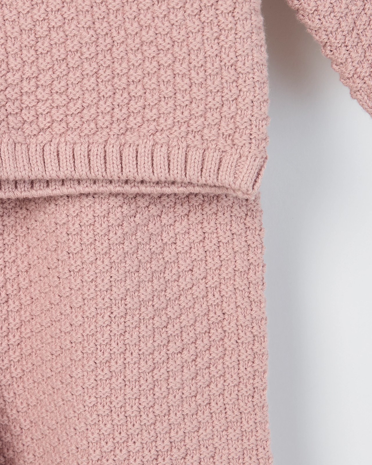 Baby Organic Cotton Cardigan, Pants and Bootie Knit Set - Lotus 3 of 3