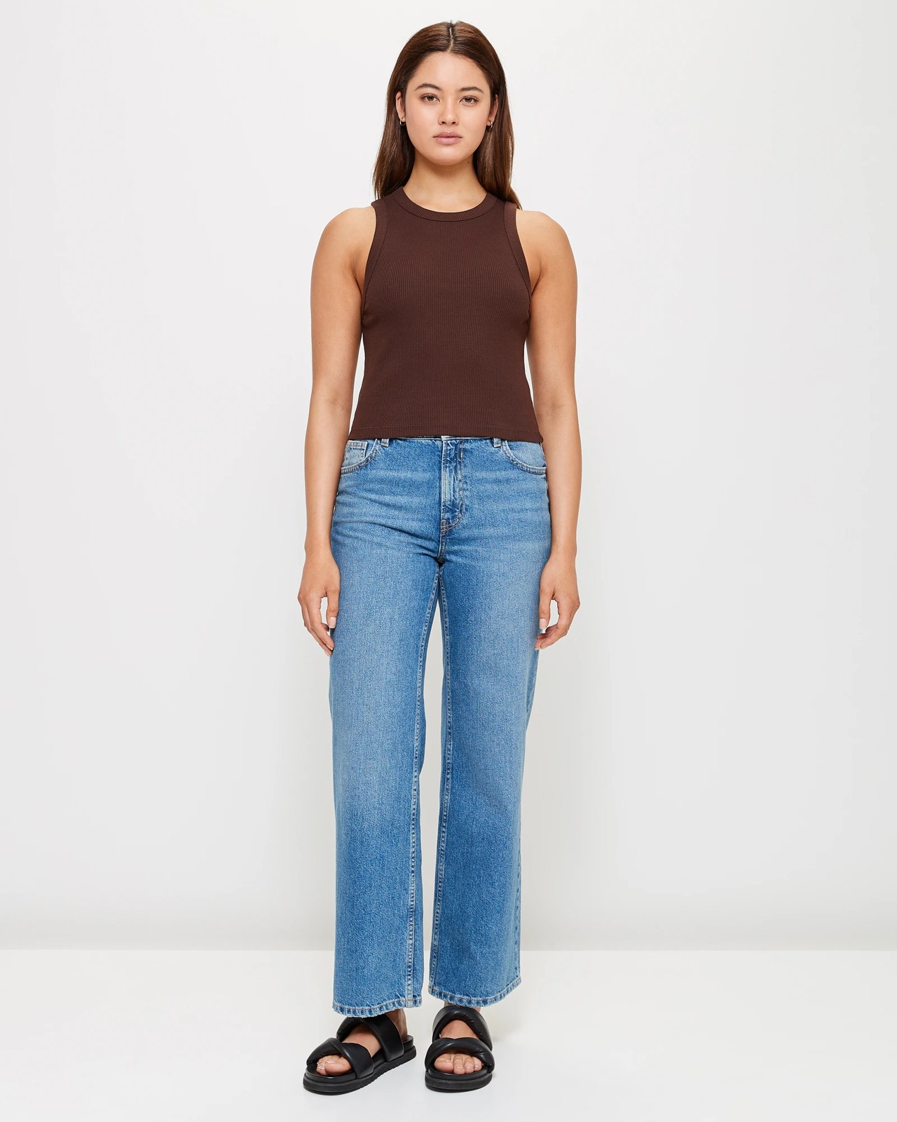 Australian Cotton Rib Racer Tank Top - Lily Loves 2 of 6