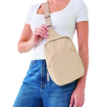 Anko Travel Sling Bag - Beige