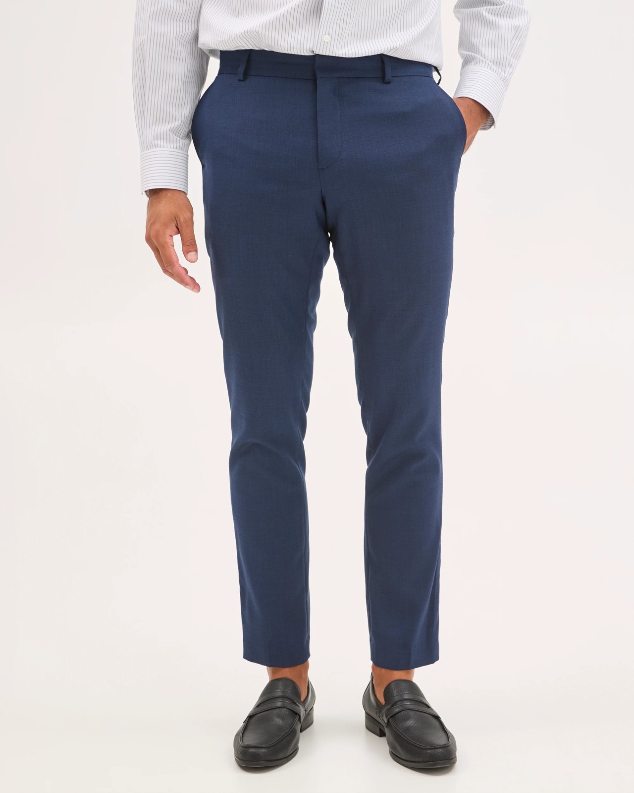 Preview Tailored Suit Pants - Navy Marle 4 of 6