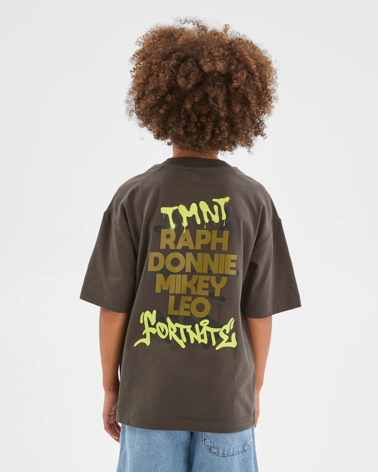 Teenage Mutant Ninja Turtles/Fortnite Australian Cotton Oversized T-Shirt 5 of 6