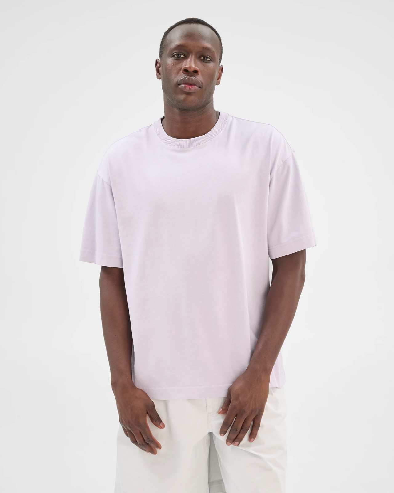 Commons Australian Cotton Boxy Heavyweight Core T-Shirt - Thistle 4 of 5