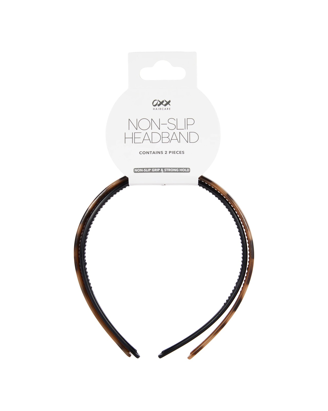 OXX Haircare 2 Piece Non-Slip Headband - Black and Brown 4 of 4