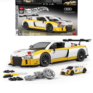 Mattel Brick Shop Hot Wheels ‘15 Audi R8 LMS Building Toy Kit product image