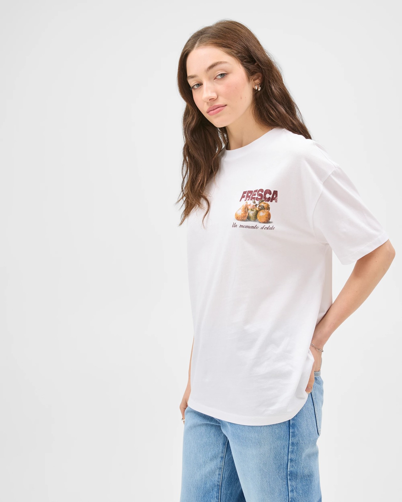  Lily Loves Australian Cotton Oversized Boyfriend T-Shirt 5 of 5