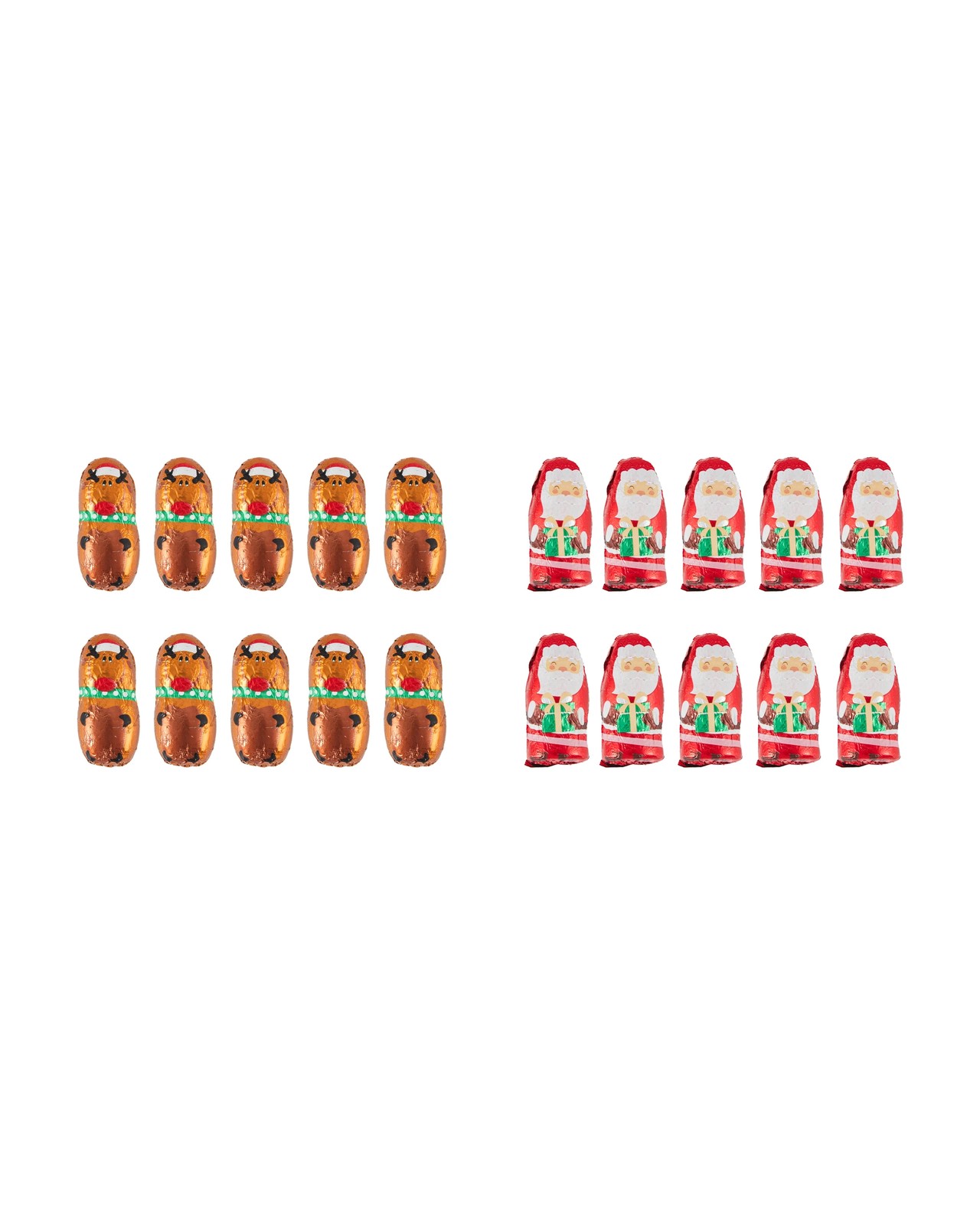 Milk Chocolate Flavoured Santas/Reindeer with Plush Toy - Assorted 3 of 5