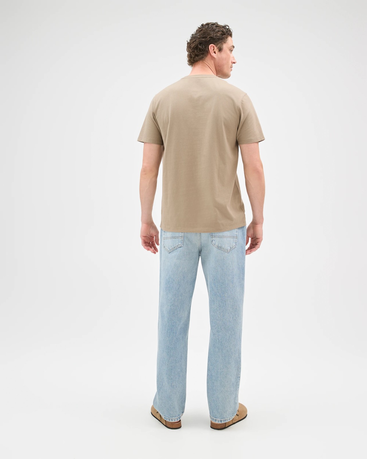 Australian Cotton Crew Neck T-Shirt - Fallen Rock 6 of 6