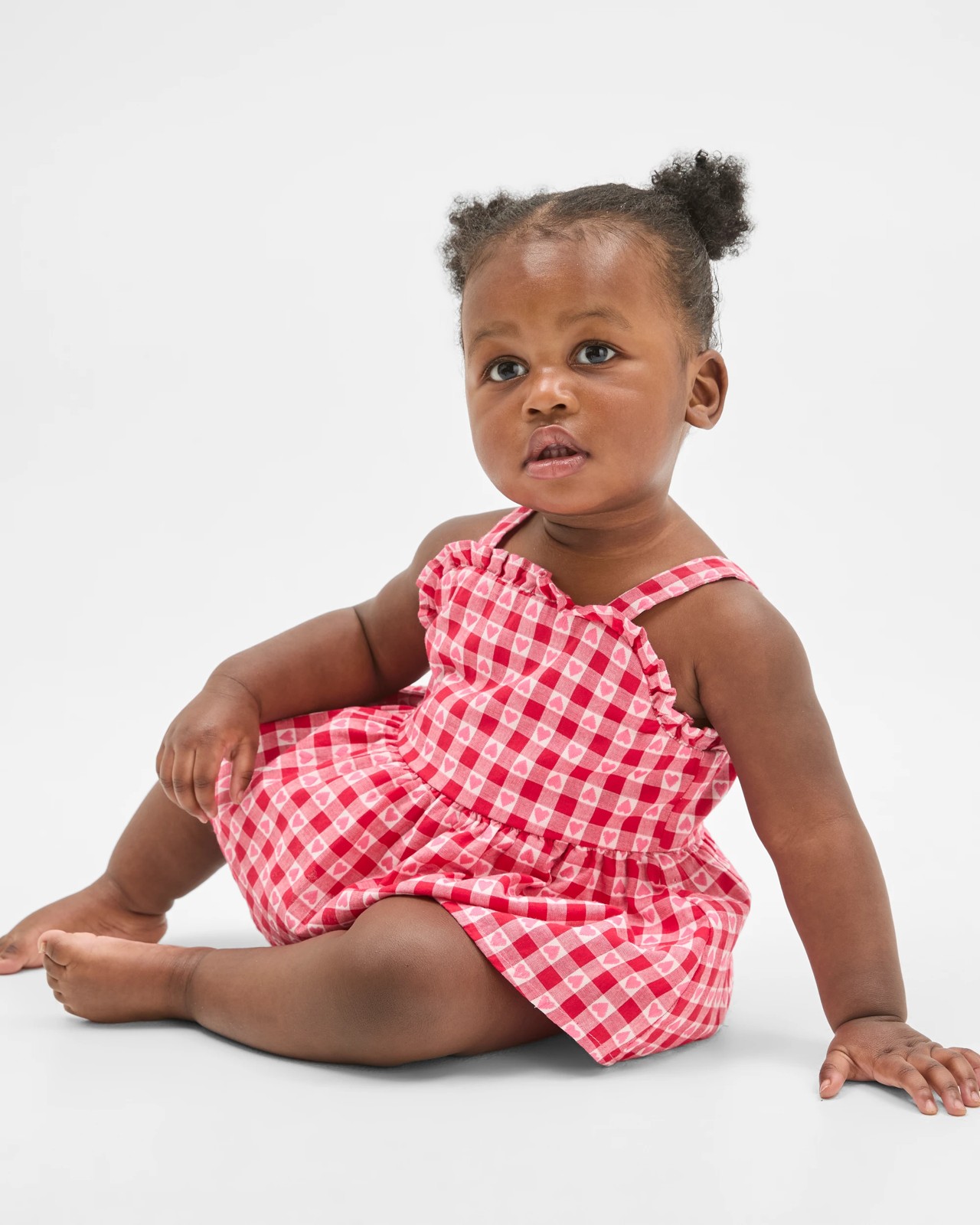 Baby Australian Cotton Christmas Gingham Dress 5 of 5