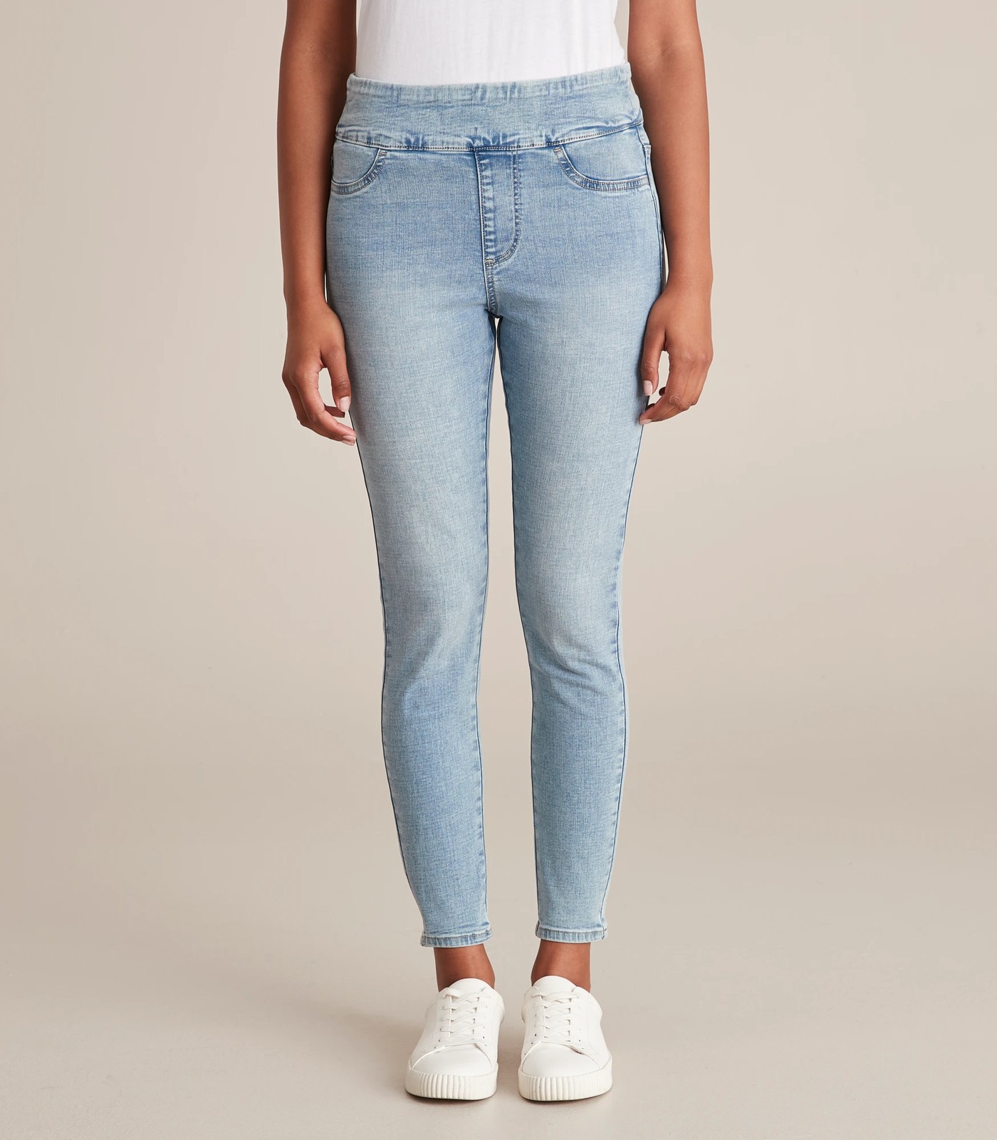 Ankle length clearance denim jeggings