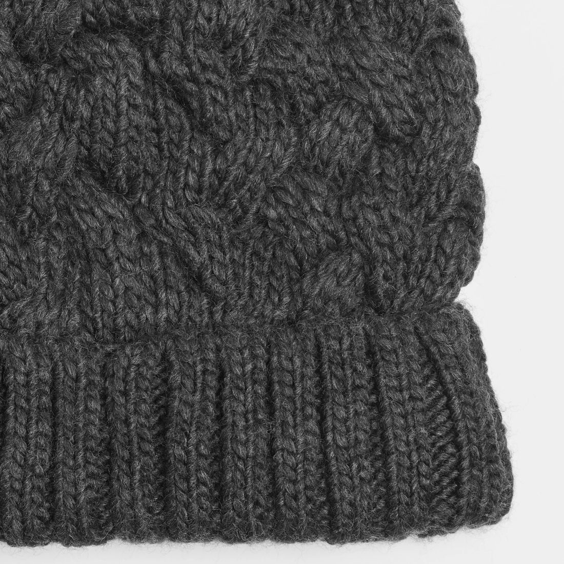 Cable Knit Beanie - Charcoal | Target Australia