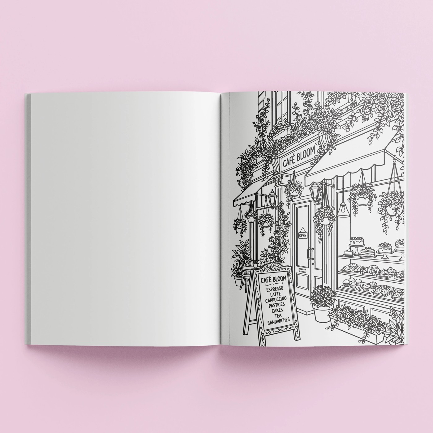 Art Maker Brunch Club Colouring Book 3 of 4