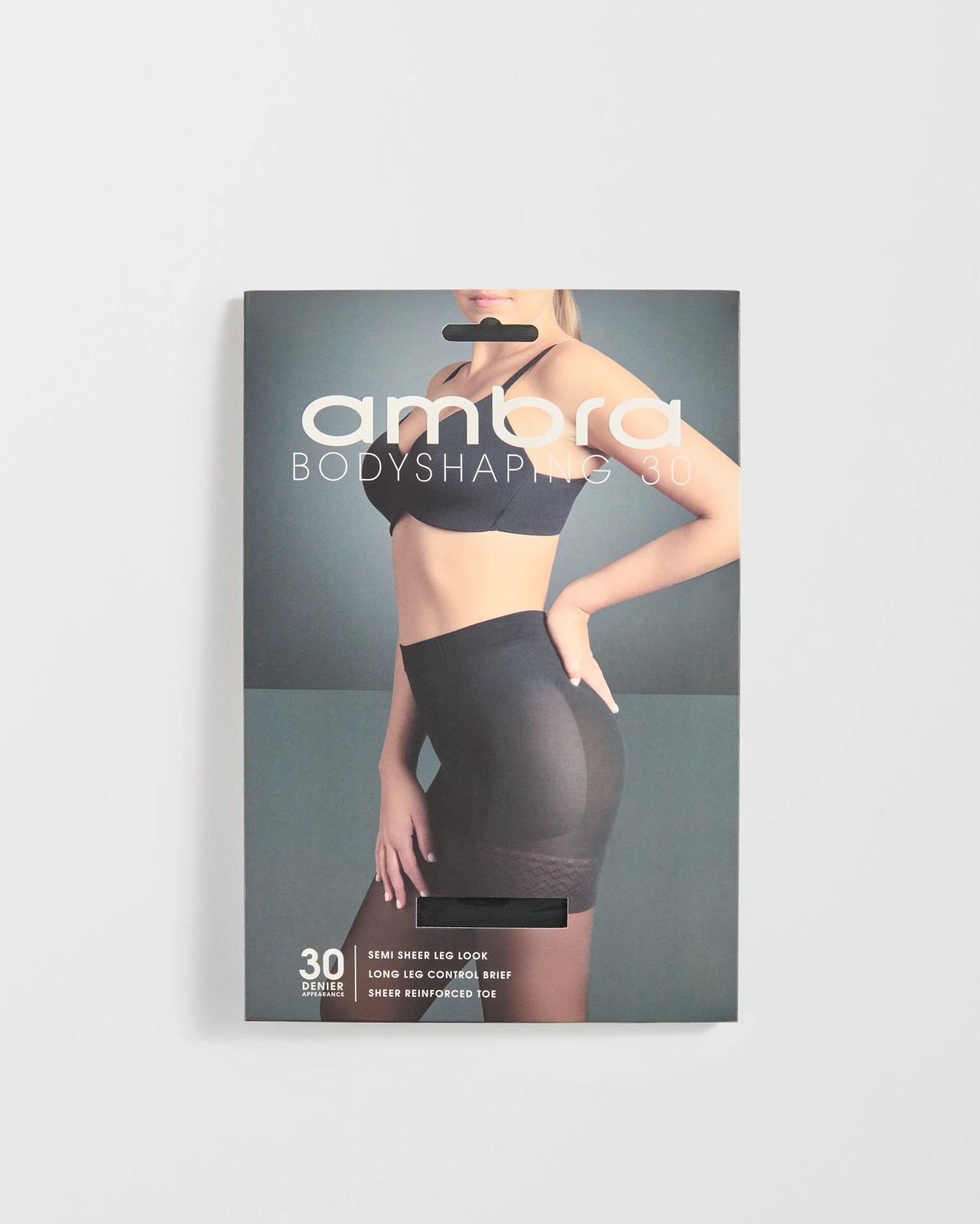 Ambra 1 Pack 30 Denier Bodyshaping Pantyhose - Black 2 of 5