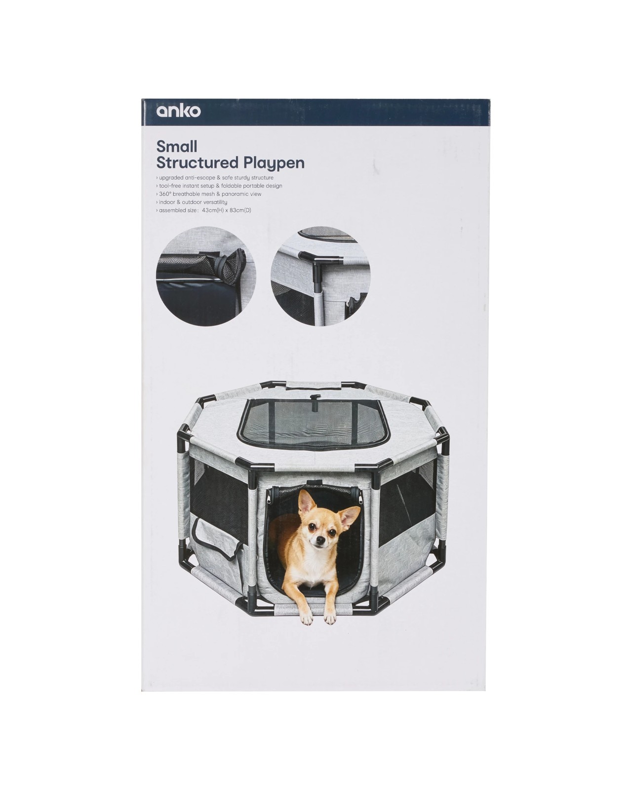 Anko Small Structured Playpen 4 of 4