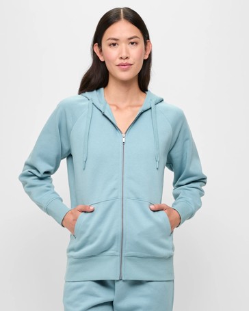 Active Fleece Zip Through Hoodie