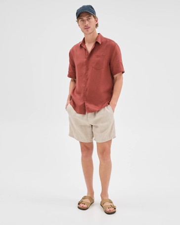European Linen Shorts