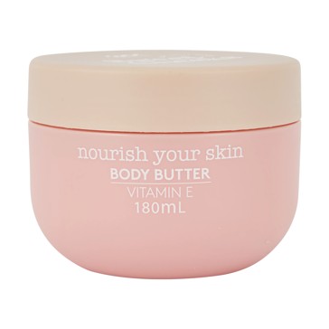 Nourish Your Skin Sweet Cheeks Body Butter 180ml, Vitamin E - OXX Skincare