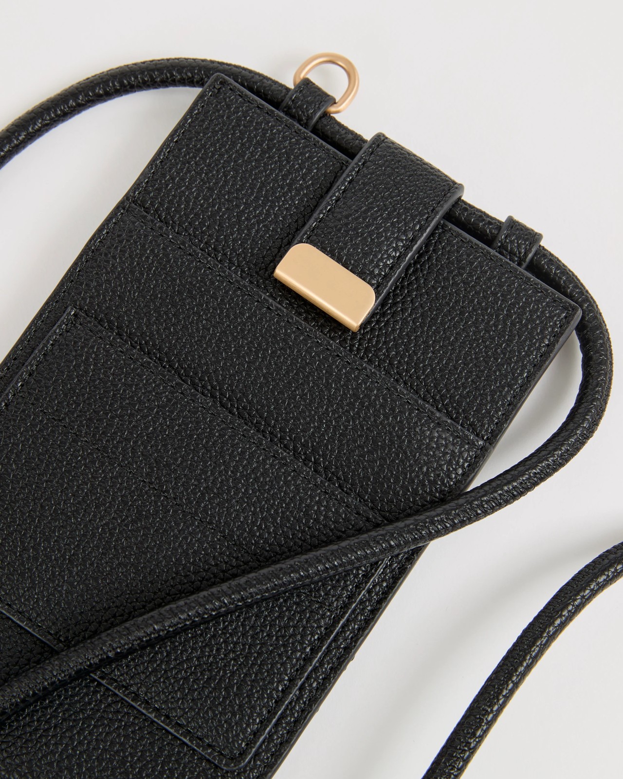 Pebble Phone Crossbody Pouch - Black 2 of 2