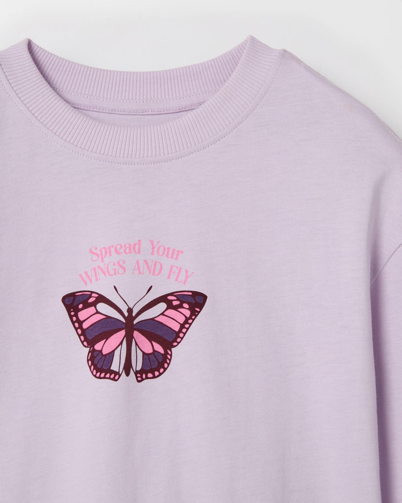 Australian Cotton Long Sleeve T-Shirt - Purple 2 of 2