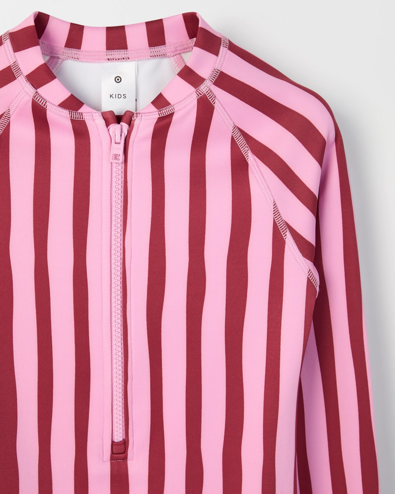 All Over Print Swim Surfsuit - Stripe Brown Pink 2 of 2