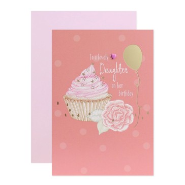 Connections from Hallmark Birthday Card for Daughter - Cupcake