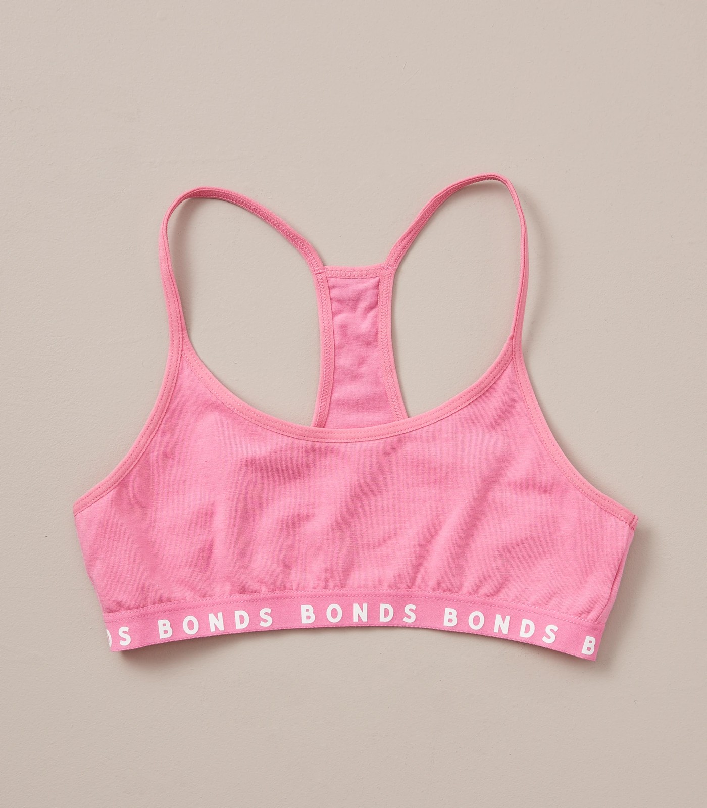 3 Pack Bonds Girls Hipster Racer Back Crops 5 of 5