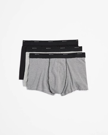 3 Pack Australian Cotton Blend Hipster Trunks - Maxx