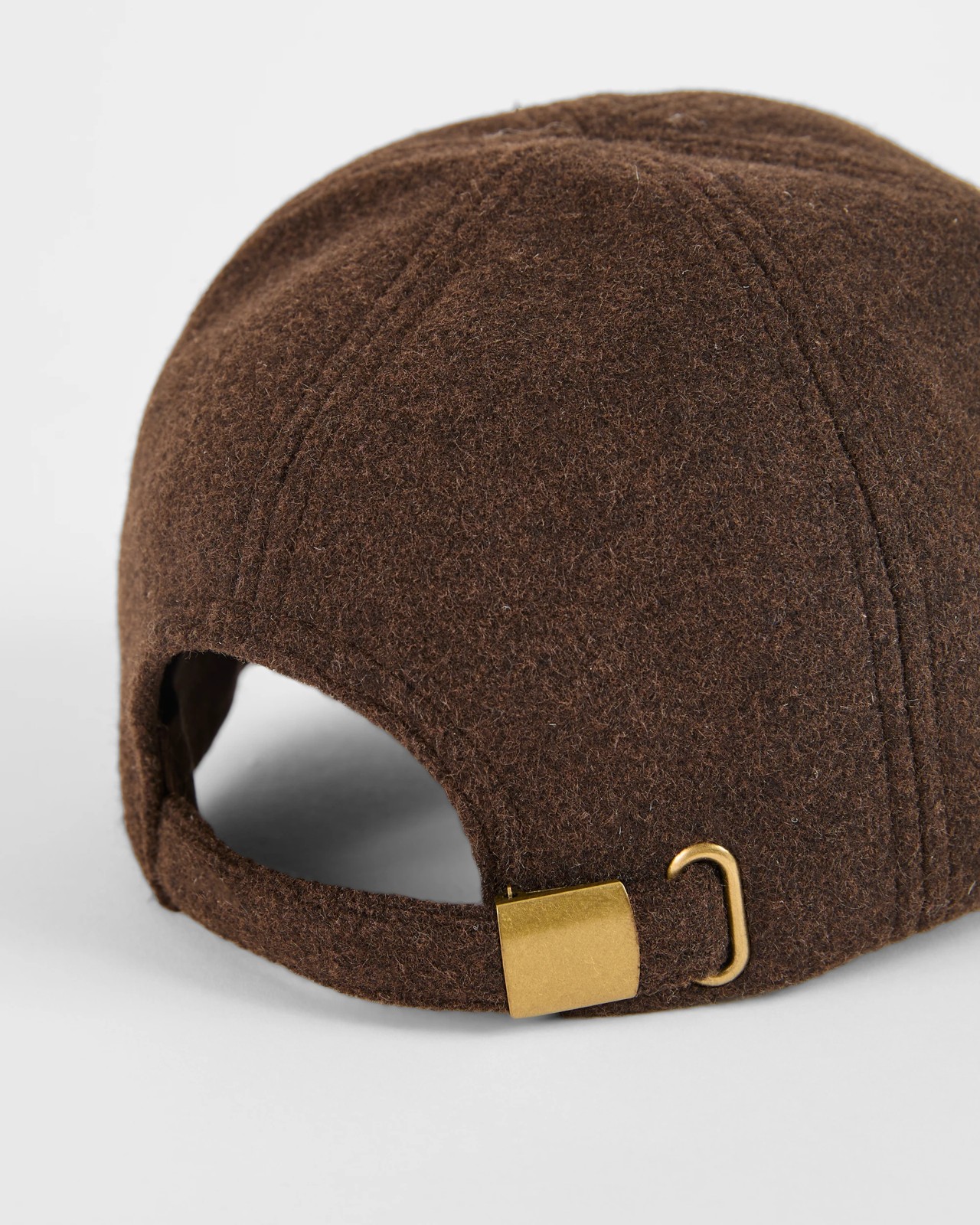 Felt Baseball Cap - Bitter Chocolate 3 of 3