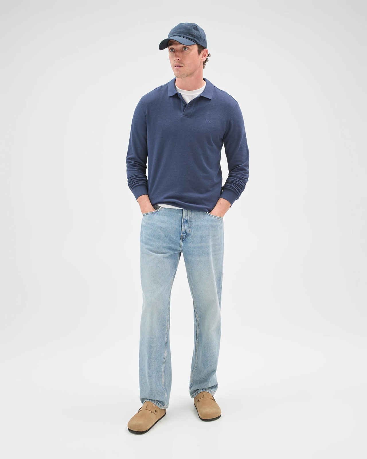 Relaxed Straight Fit Denim Jeans - Vintage Light Wash 4 of 6
