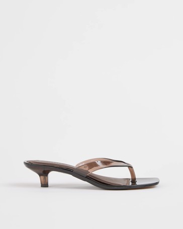 Heeled Jelly Thongs