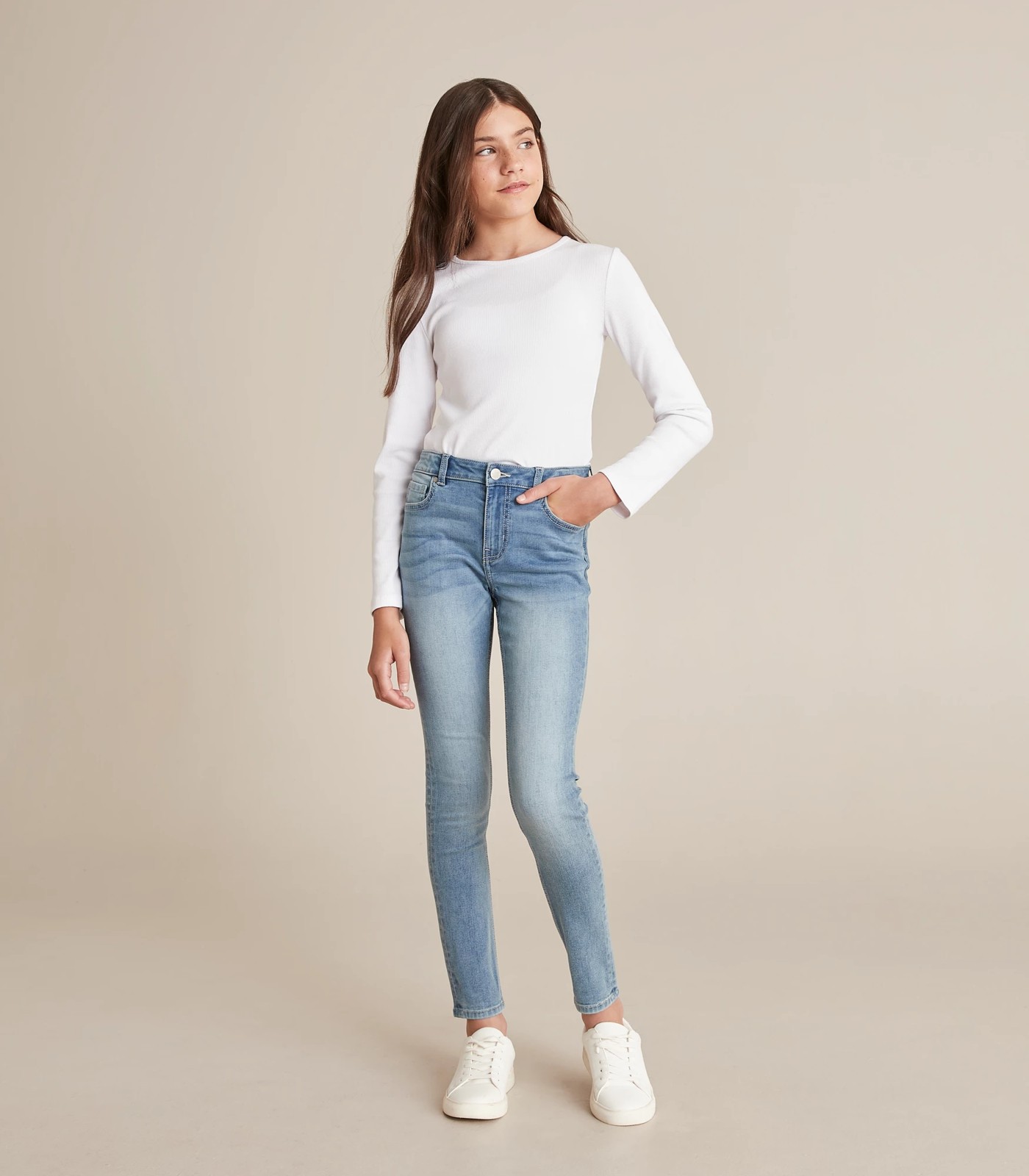 Girls Sophie Denim Fitted Jeans | Target Australia