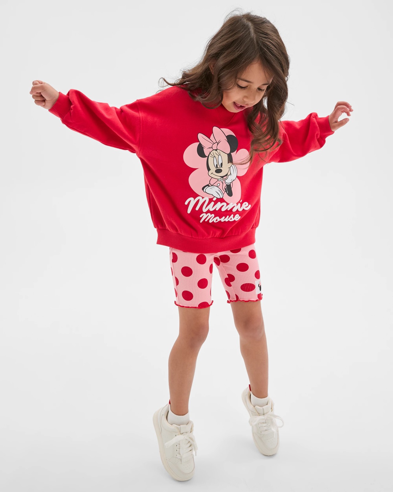 Disney Minnie Mouse Australian Cotton Blend Jumper and Bike Shorts Set 2 of 6