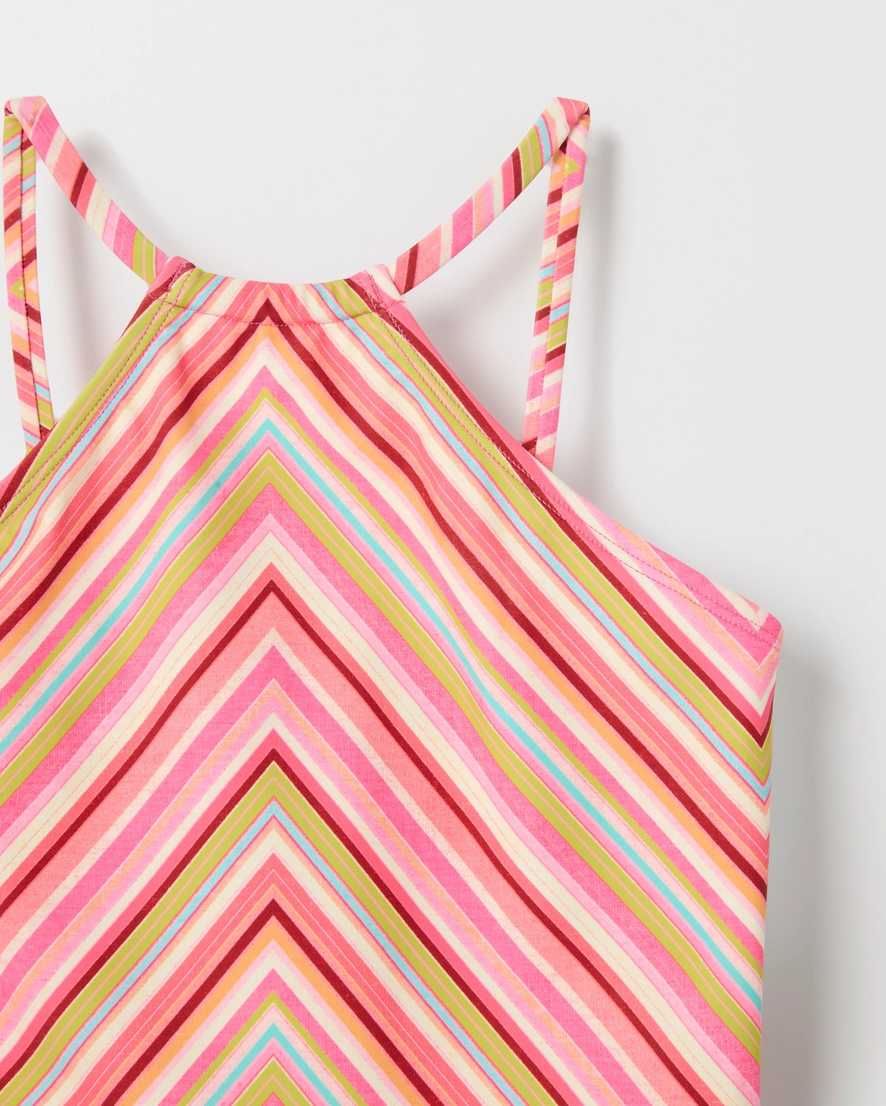 Halter Neck 2 Piece Tankini Swim Set 2 of 3