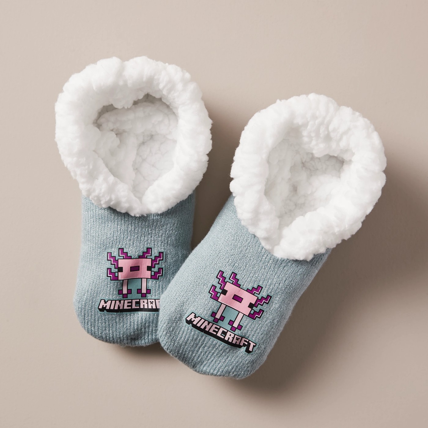 Minecraft Fleece Home Socks 5 of 5